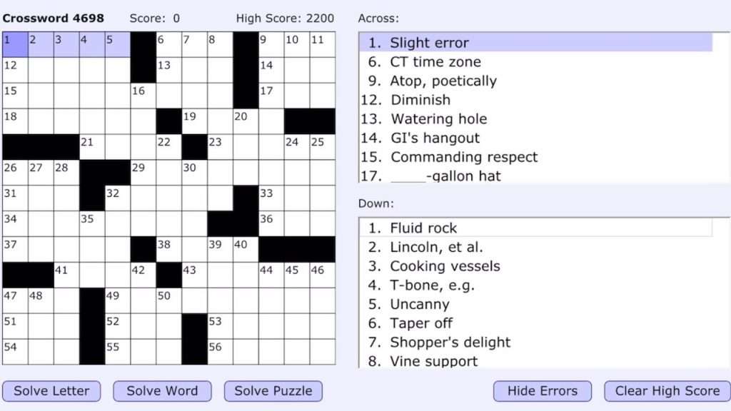The Boatload Crossword Puzzle: February 7, 2024